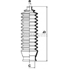 J4115000 NIPPARTS Комплект пылника, рулевое управление
