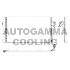 105864 AUTOGAMMA Конденсатор, кондиционер