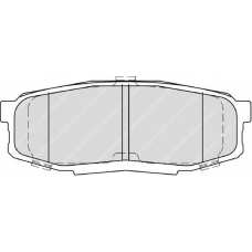 FDB4230 FERODO Комплект тормозных колодок, дисковый тормоз