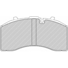 FCV1657B FERODO Комплект тормозных колодок, дисковый тормоз