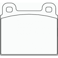 MDB1003 MINTEX Комплект тормозных колодок, дисковый тормоз