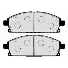 J3601071 NIPPARTS Комплект тормозных колодок, дисковый тормоз