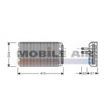 6006V019 SCHLIECKMANN Испаритель, кондиционер