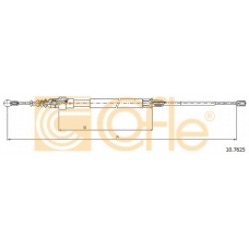 10.7625 COFLE Трос, стояночная тормозная система