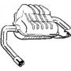 154-967 BOSAL Глушитель выхлопных газов конечный