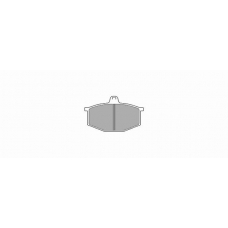 198 SIMER Комплект тормозных колодок, дисковый тормоз