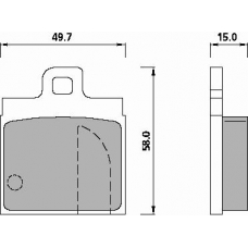 430381 ROULUNDS Комплект тормозных колодок, дисковый тормоз