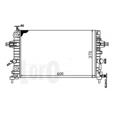 037-017-0029 LORO Радиатор, охлаждение двигателя