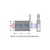 189008N AKS DASIS Теплообменник, отопление салона