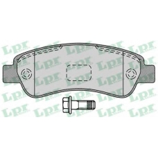 05P1289 LPR Комплект тормозных колодок, дисковый тормоз