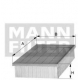 C 32 191/1<br />MANN-FILTER<br />Воздушный фильтр