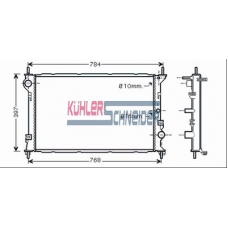 1800841 KUHLER SCHNEIDER Радиатор, охлаждение двигател