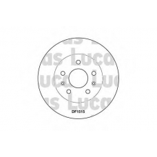 DF1515 TRW Тормозной диск