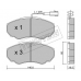 334.0 TRUSTING Комплект тормозных колодок, дисковый тормоз