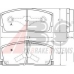 36658 ABS Комплект тормозных колодок, дисковый тормоз