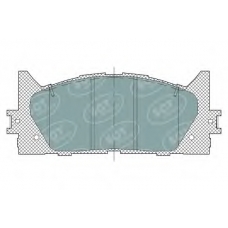 SP 325 PR SCT Комплект тормозных колодок, дисковый тормоз