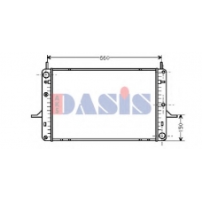 090770N AKS DASIS Радиатор, охлаждение двигателя