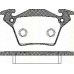 8110 23023 TRISCAN Комплект тормозных колодок, дисковый тормоз