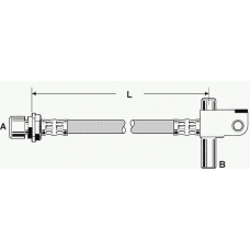 62.013 PEX Тормозной шланг