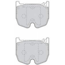 FD7202A NECTO Комплект тормозных колодок, дисковый тормоз