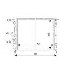 QER1326 QUINTON HAZELL Радиатор, охлаждение двигателя