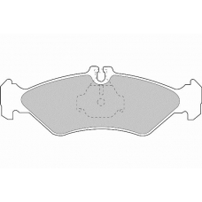 FD6676N NECTO Комплект тормозных колодок, дисковый тормоз