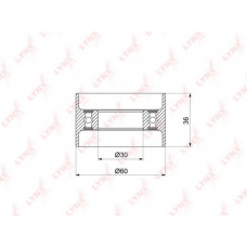 PB-1315 LYNX Ролик ремня грм kia magentis/h