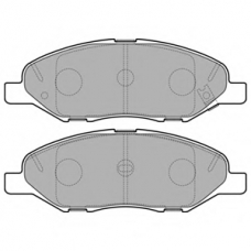 LP3169 DELPHI Комплект тормозных колодок, дисковый тормоз