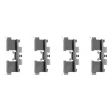 1 987 474 124 BOSCH Комплектующие, колодки дискового тормоза