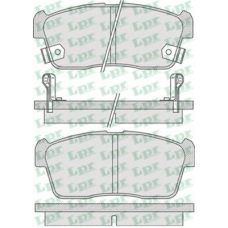 05P796 LPR Комплект тормозных колодок, дисковый тормоз