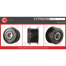 CCP90200AS CASCO Ременный шкив, генератор