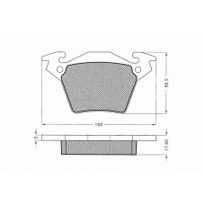 7.506 PEX Комплект тормозных колодок, дисковый тормоз