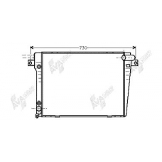06002062 VAN WEZEL Радиатор, охлаждение двигателя