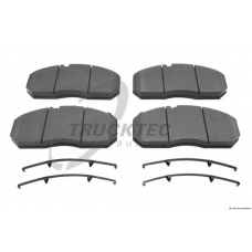 05.35.020 TRUCKTEC AUTOMOTIVE Комплект тормозных колодок, дисковый тормоз