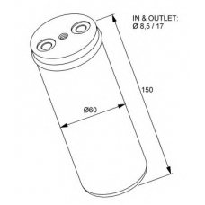 33233 NRF Осушитель, кондиционер