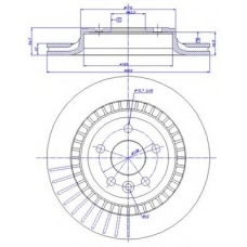 142.1506 CAR Тормозной диск