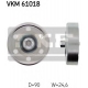 VKM 61018<br />SKF<br />Паразитный / ведущий ролик, поликлиновой реме...