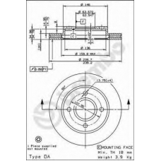24682 E AP Тормозной диск