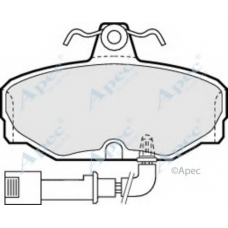 PAD479 APEC Комплект тормозных колодок, дисковый тормоз