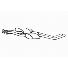 617887 FONOS Средний глушитель выхлопных газов