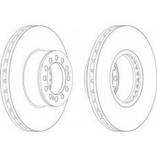 FCR214A FERODO Тормозной диск