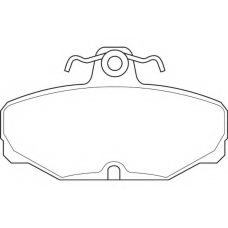 WBP20981A WAGNER LOCKHEED Комплект тормозных колодок, дисковый тормоз