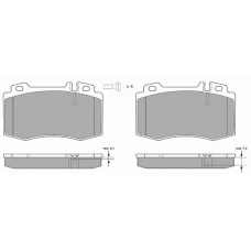 FBP-1299-01 FREMAX Комплект тормозных колодок, дисковый тормоз