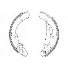 33640 SPIDAN Комплект тормозных колодок