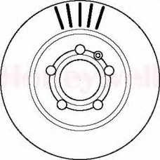 562133B BENDIX Тормозной диск