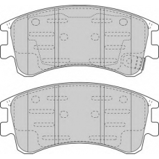 DBP321619 DURON Комплект тормозных колодок, дисковый тормоз