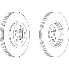 DDF1256C FERODO Тормозной диск