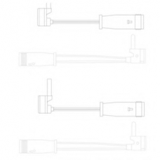 LZ0163 DELPHI Контрольный контакт, контроль слоя тормозных колод