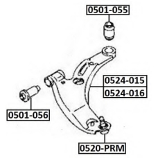 0520-PRM ASVA Несущий / направляющий шарнир
