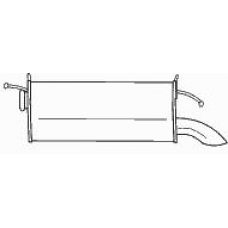 20644 SIGAM Глушитель выхлопных газов конечный